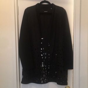 Lazer Cut Eli Tahari Wool Coat